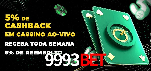 Promoções do cassino ao Vivo 9993bet
